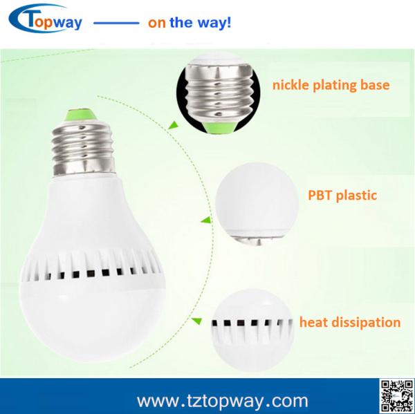 Factory wholesale CE Rohs 3w 5w 7w 9w 12w 15w led light bulb