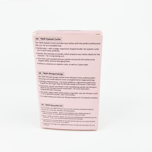 Boîte d'emballage personnalisée pour recourbe-cils avec design en relief