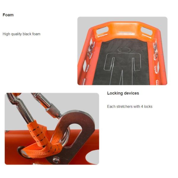 Emergency Air Mountain Rescue Transport 270kg Ambulance Folding Stretcher