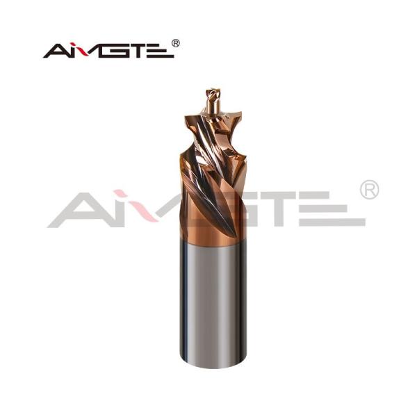 AlTiSiN Coating Tungsten Carbide End Mill 0.1mm - 12mm Carbide Form Tools For P20/H13/D2 Steel