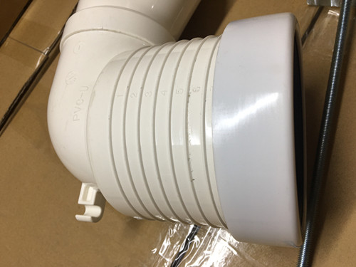 Manual Installation Toilet Drain Pipe Anti - Chemical Media With 9 Grid Cutting Assembly