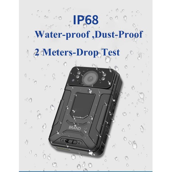 4G imperméable à l'eau IP67 Caméras portées par la police avec suivi GPS Mini-caméra 1080p