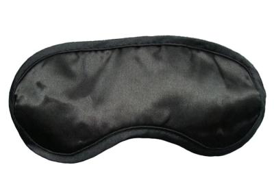Normal Black Sleep Blindfold Eyemask Customized Logo / Material / Size / Color