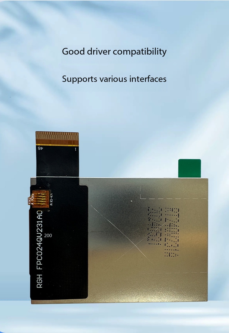 2.4 inch TFT Module with 240x320 Resolution and MCU Interface for Outdoor Viewing