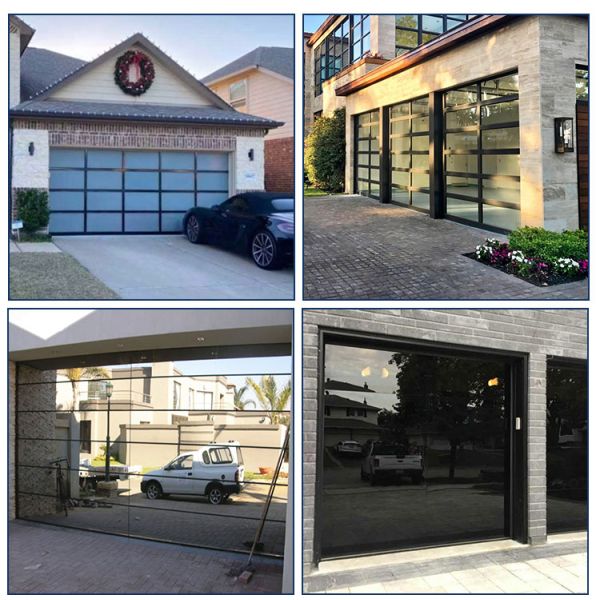 Противоветровые Алюминиевые секционные двери с одно- или двуслойным листом высококачественного электрического промышленного алюминия