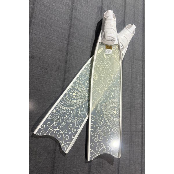 Personalized Long Blade Freediving Fins Fiberglass Free Diving Flippers For Underwater Sports