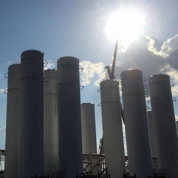 A2 C2 GC1 Chemical Cryogenic Storage Tank 3500 Liters 3.5m3