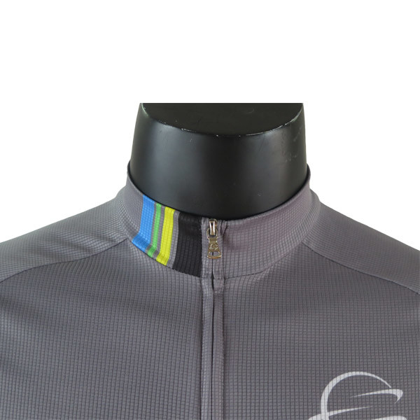 Light Weight Cycling Sports Wear Sublimation Printing Grey Color
