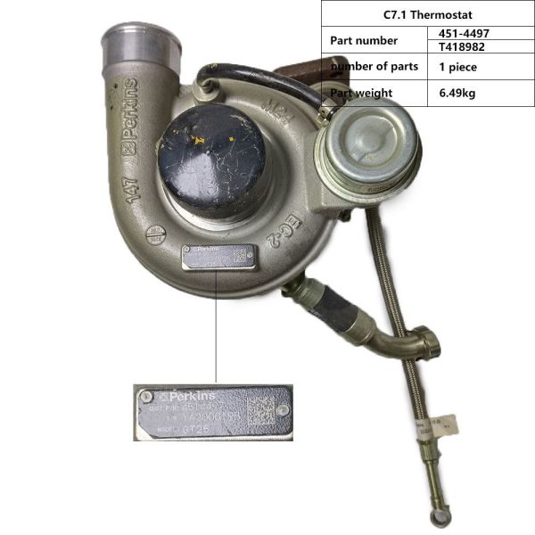 Perkins C7.1 Engine Turbocharger T418982
