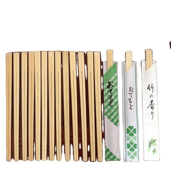 Promotional Personalize Twin Disposable Bamboo Panda Round  Chopsticks