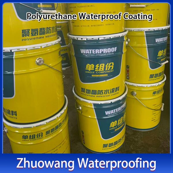 Single Component Polyurethane Waterproofing Coating 25kg/Barrel Water Resistance