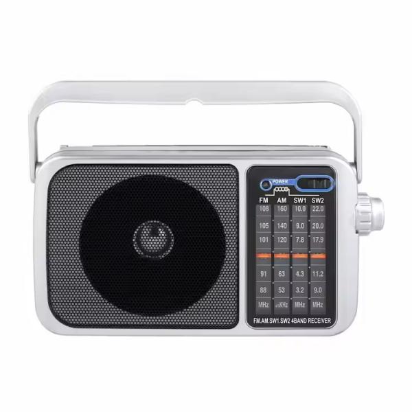 Rechargeable Battery Pack FM Radio 3 Band FM/MW/SW for Long-lasting Performance