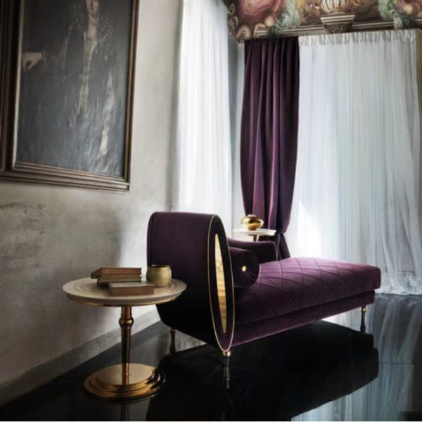 Sala preguiçosa luxuoso acolhedor de Sofa With Seating For Hotel do abrigo de veludo