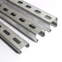 Resistente al fuego C en forma de acero canal de apoyo de metal galvanizado / recubierto / pulido 1-3 mm