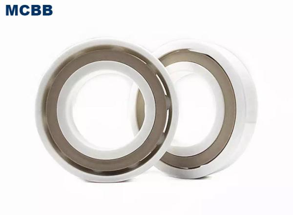 Full Ceramic Angular Contact Ball Bearings Single Row 7213C High Speed