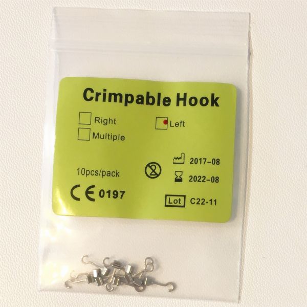 Improve Orthodontic Treatment Results with CE Certified Crimpable Hook Implant Attachment