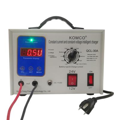 10 Stages EV Battery Chargers 12V/ 24V/ 36V/ 48V Smart Car Battery Charger for AGM