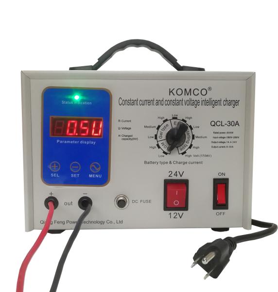 10 Stages EV Battery Chargers 12V/ 24V/ 36V/ 48V Smart Car Battery Charger for AGM
