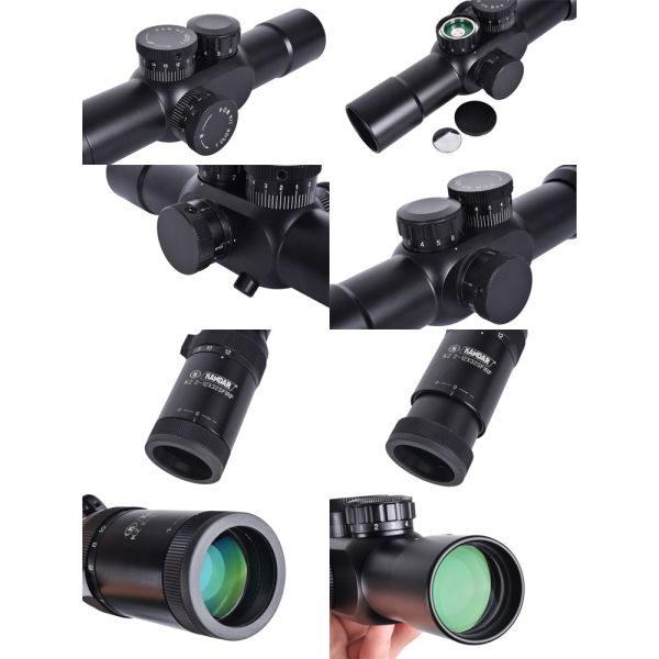 2-12x Magnification Black/Camouflage Side Focus IR Zero Lock First Focal Plane Sight