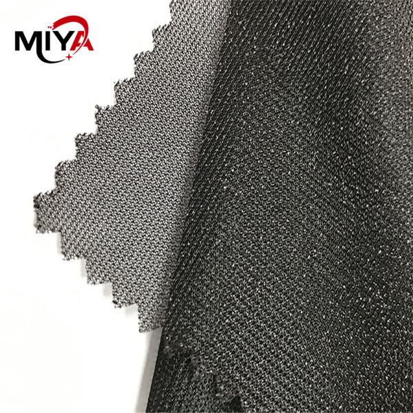 White / Black Fusible Interlining 30gsm Polyester For Clothing And Garments