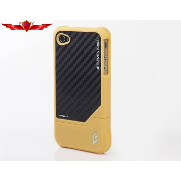 Hot Sell Carbon Fibre Iphone 4G 4S Cases Multi Color Beauty Gift Box