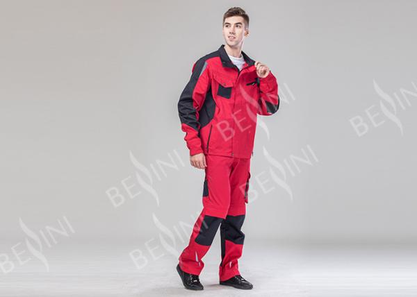 Fashionable Heavy Duty Work Suit Jacket With Removable Sleeves European Size