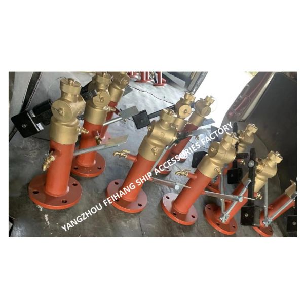SELF-CLOSING VALVE FOR TANK SOUNDING. WITH VENT VALVE. MODEL-FH-40A MATERIAL - BRONZE