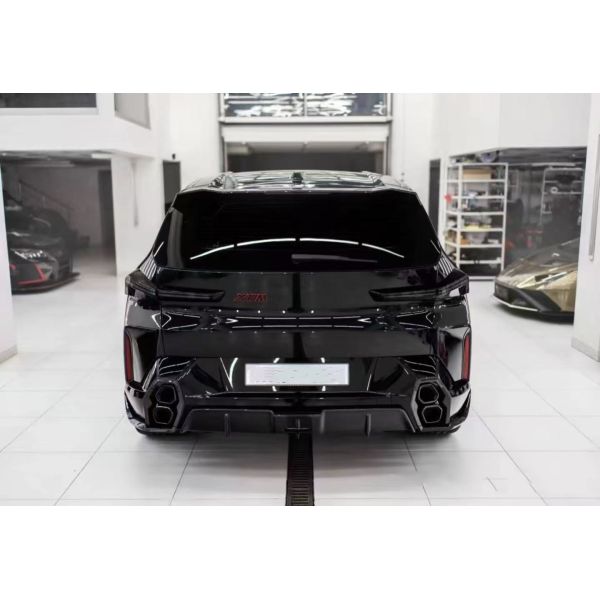 For BMW XM Carbon Fiber Widebody Kit XM Upgrades RNG-style Carbon Fiber Front Lip Diffuser Wheel Arch Spoiler Hood Wide Body