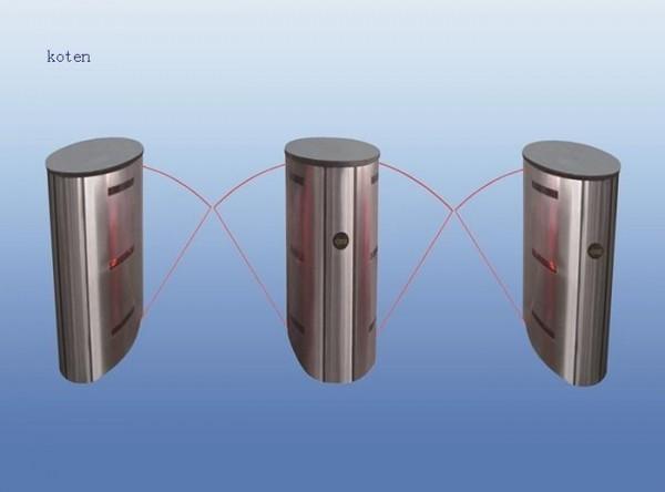 DC 24V Flap Barrier Gate Security Entrance Control Pedestrian Crowd Identification