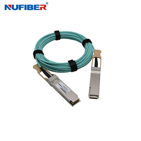 Fiber Optical Cable AOC 100G Active Copper Cable QSFP28 To QSFP28 4x25Gbps