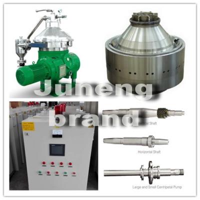 Separador de óleo industrial compacto do disco do centrifugador para o óleo animal, com material de aço inoxidável do produto comestível