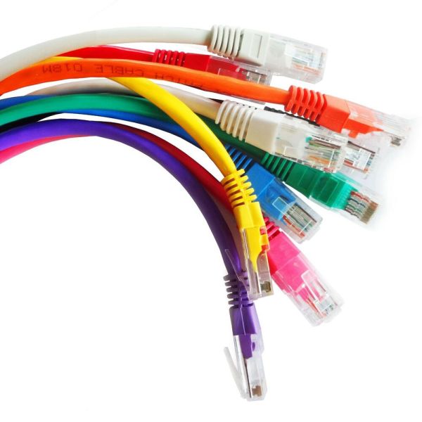 Length 1.8m 2m 10m Rj45 CAT5 Patch Cord 6.0mm OD For Cabling System
