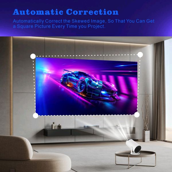120 ANSI Lumens HD Mini LED Projector with WIFI AW869A Dual Band WiFi6