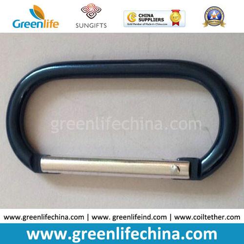 Popular bone shape fashion carabiner key holder manufacture irrregular shape custom hook
