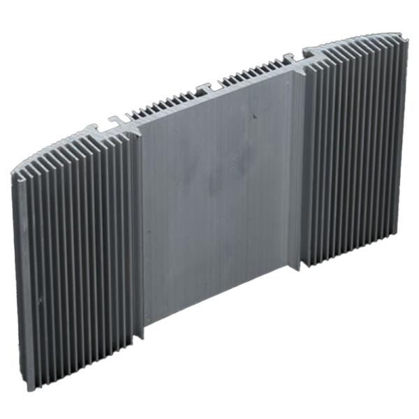 High Precision Aluminium Extrusion Profile Heat Sink Extruder Line 6060 ISO 9000