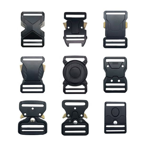 Breaking Strength Steel Quick Release Buckle Hook for 40mm Webbing Strap