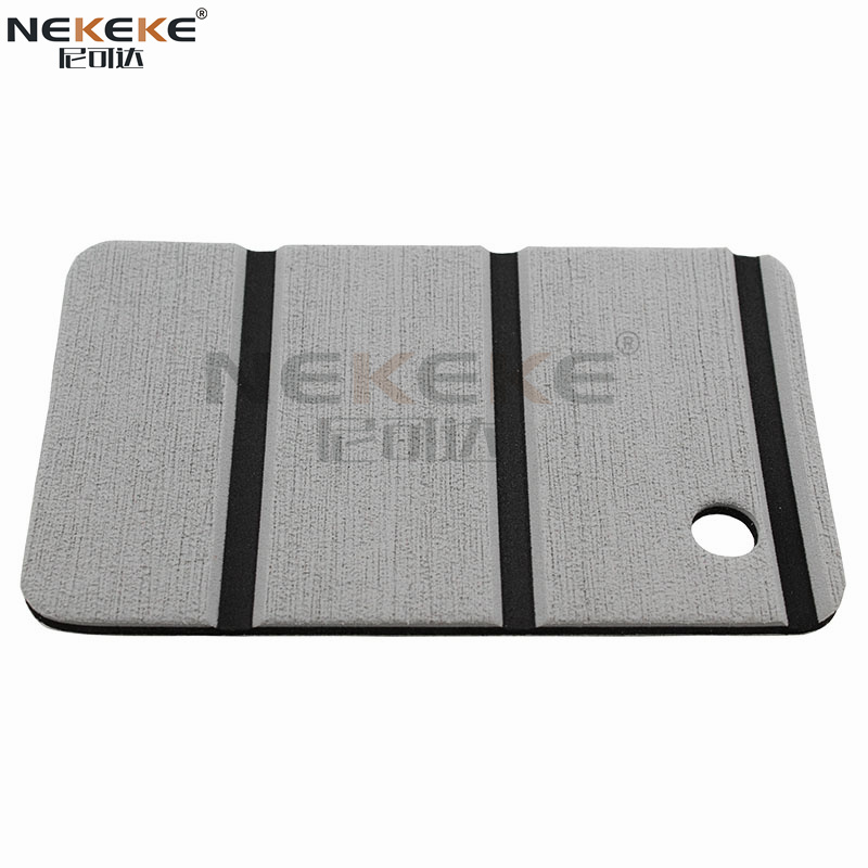 Self Adhesive EVA Deck Sheet Light Grey Black Stripe V-Slot