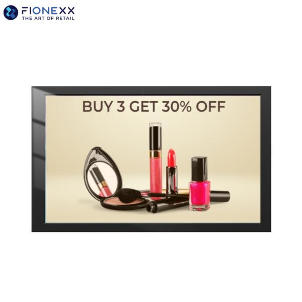 22 inch Wall Mounted Digital Signage with Aluminum Shell Material Bezel 12mm Aspect Ratio 16 9