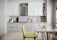 Tableros de partículas cajones de cierre suave Diseños de gabinetes de cocina personalizados