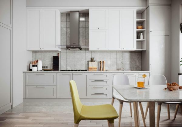 Matt Shaker Lacquer Furniture Modular Kitchen Cabinet Made In China