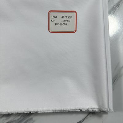 48*150D 120X80 Spun Polyester Fabric 120GSM Poplin T Shirt Fabric