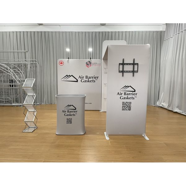 Trade Show Booth Displays 10x10 Booth Backdrop 250g Polyester Fabric