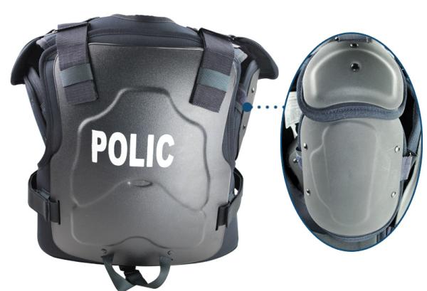 Police Military FBF Chest & Back Riot Body Armor With Crotch Protection