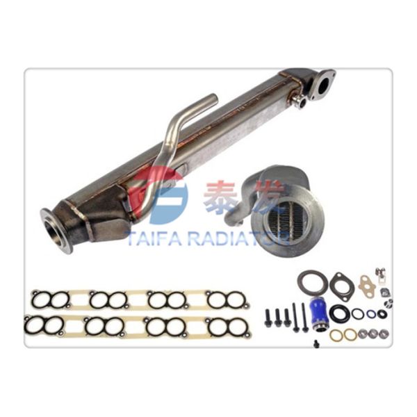 Radiator FIN Style Egr Cooler Upgrade / Egr Cooler Gasket Kit 1845145C96 For F250 F350 F450 F550