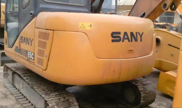 Modelo de motor SANY D03S3 Excavadora usada SANY SY65C 6700kg Capacidade de balde 0,12-0,32m3