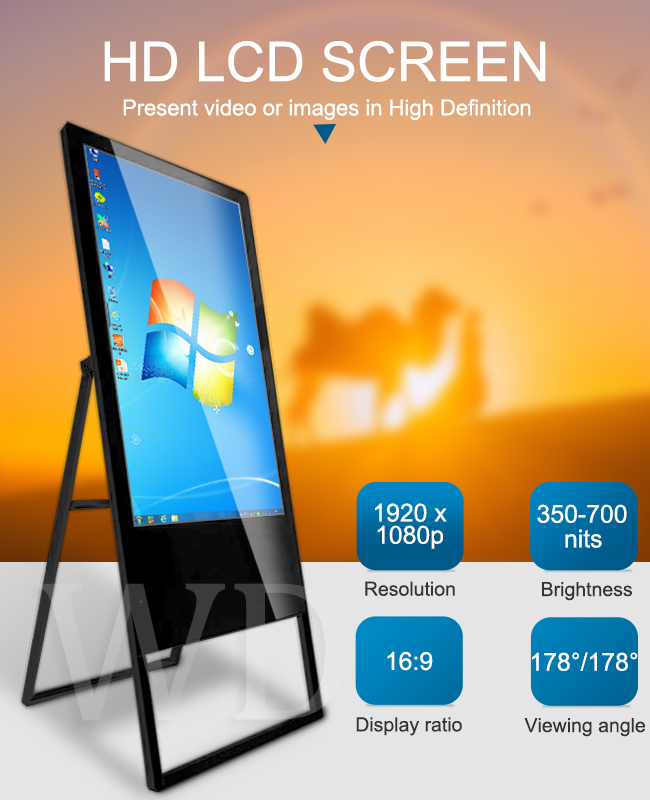 Signage ядра I3 портативный цифров FCC Intel, Signage Windows 10 цифров