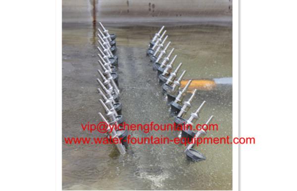 Customized Seagull Wave Water Fountain Equipment Outdoor Music Type With Stand