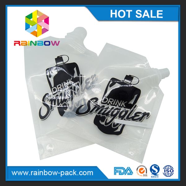 Горячий мешок вина рождества стокингс1Л продажи/вина напитка/плода прозрачный