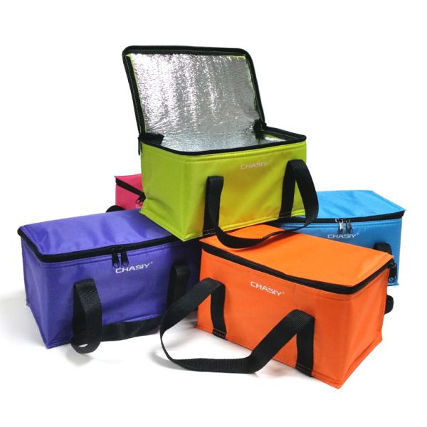 Promotional Colorful Lunch Cooler Bags 130g Weight With Customized Logo