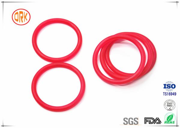 Red Standard / Nonstandard NBR O Ring Water Resistance For Pump Seal